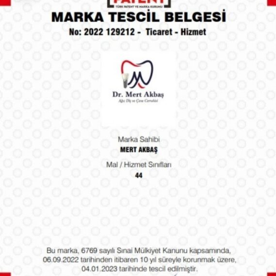 Diplomas & Certificates - Dr.Mert AKBAŞ